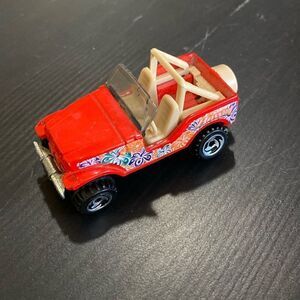 Vintage Hot Wheels 1990 Jeep Floral